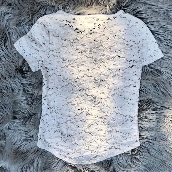 Loft Lace Fairy Grunge T-shirt, Size S - Picture 3 of 4